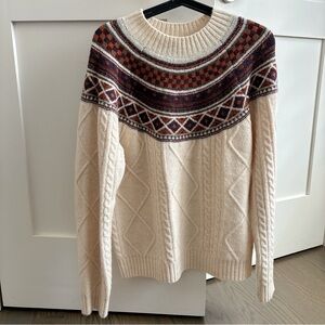 Simons Fair Isle sweater